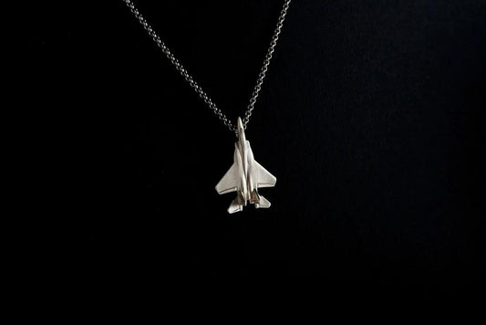 F-15 Silver Pendant | Aircraft Jewelry
