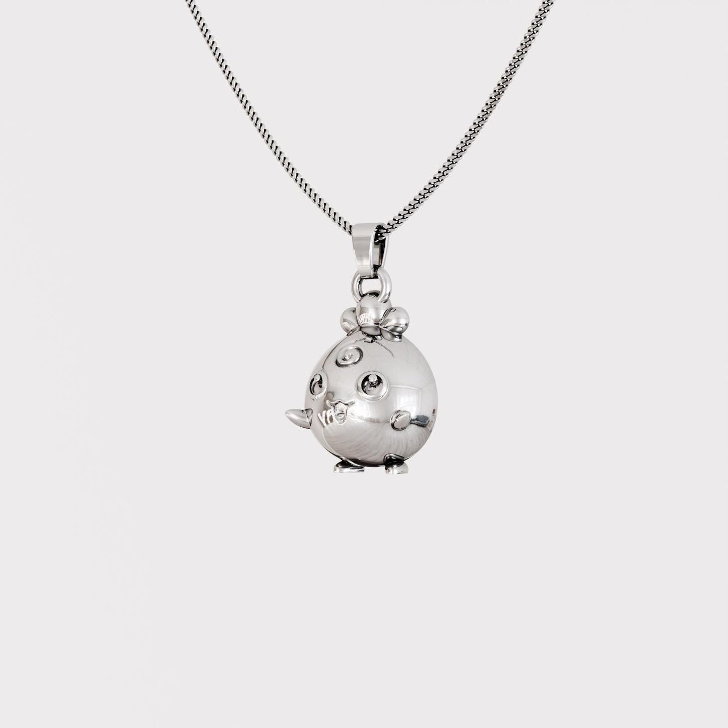 Igglybuff Silver Pendant - Pokemon Jewelry