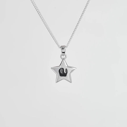 Power Star Silver Pendant | Super Mario Jewelry