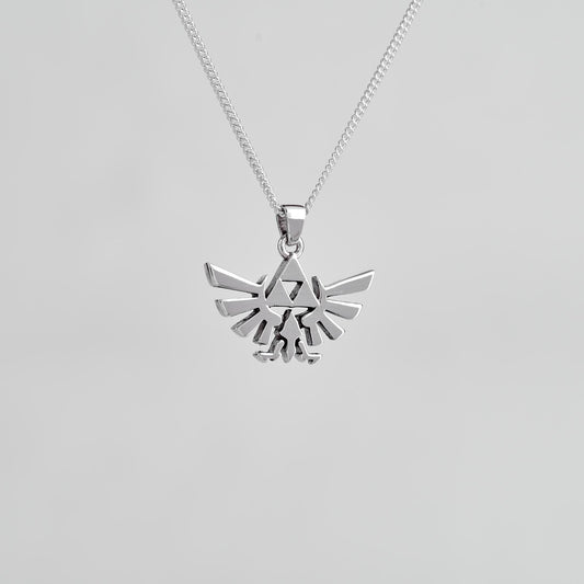 Hyrule Crest Silver Pendant | Zelda Jewelry