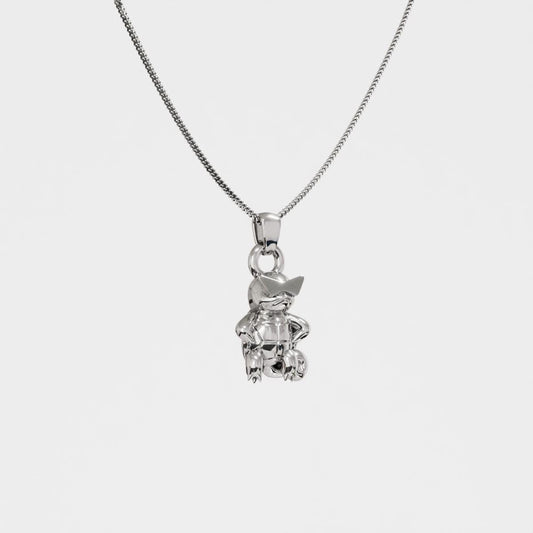 Squirtle Boss Silver Pendant | Pokemon Jewelry