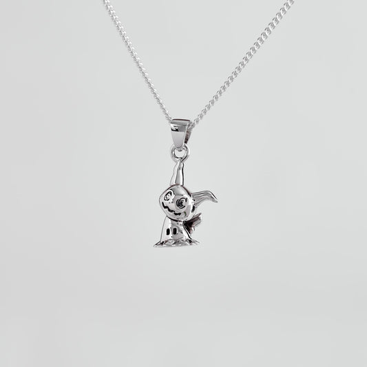 Mimikyu Silver Pendant | Pokemon Jewelry