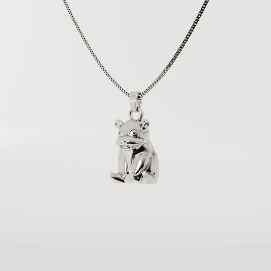 Slowpoke Silver Pendant | Pokemon Jewelry