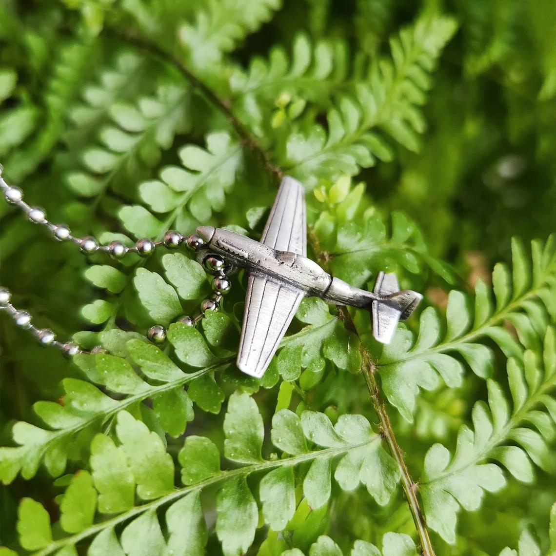 P-51 Silver Pendant - Aircraft Jewelry