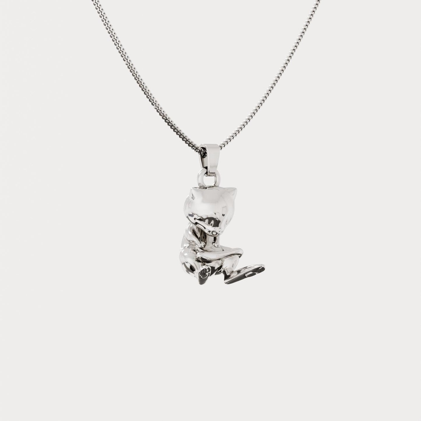Mew Silver Pendant - Pokemon Jewelry