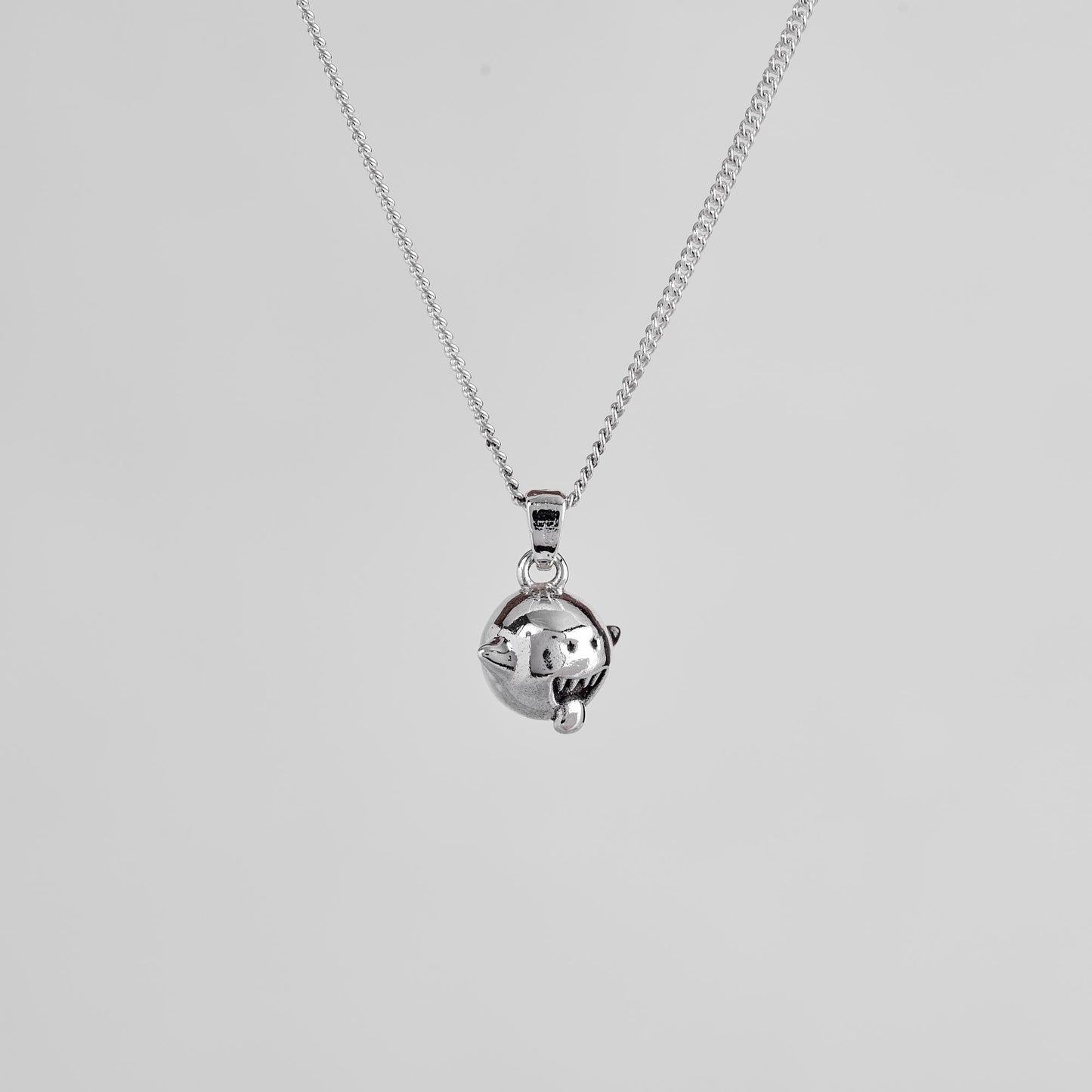 Boo Silver Pendant - Super Mario Jewelry