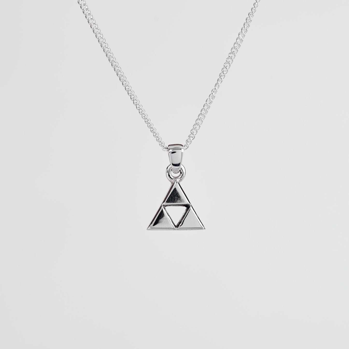 Triforce Silver Pendant - Zelda Jewelry