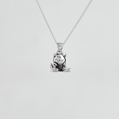 Abra Silver Pendant - Pokemon Jewelry