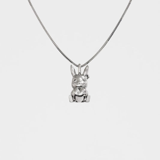Pikachu Valentine Silver Pendant | Pokemon Jewelry