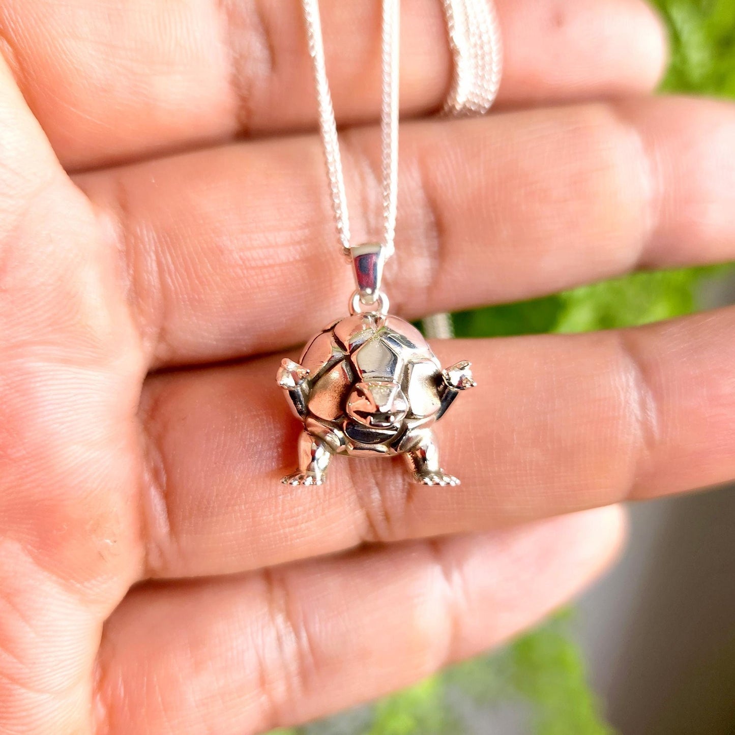 Golem Silver Pendant - Pokemon Jewelry