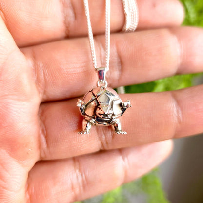 Golem Silver Pendant - Pokemon Jewelry