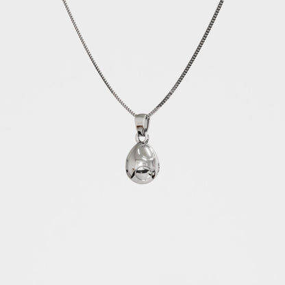 Yoshi's Egg Silver Pendant - Super Mario Jewelry