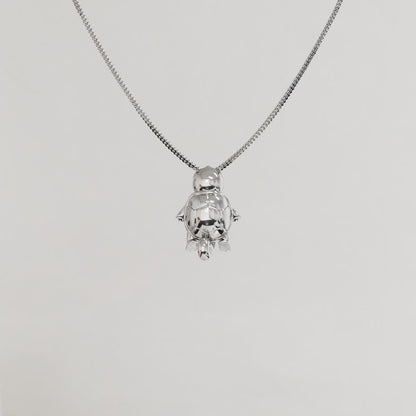 Squirtle Silver Pendant - Pokemon Jewelry
