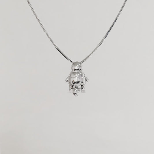 Squirtle Silver Pendant | Pokemon Jewelry