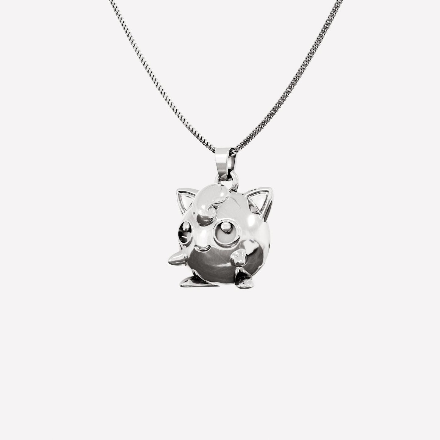 Jigglypuff Silver Pendant - Pokemon Jewelry