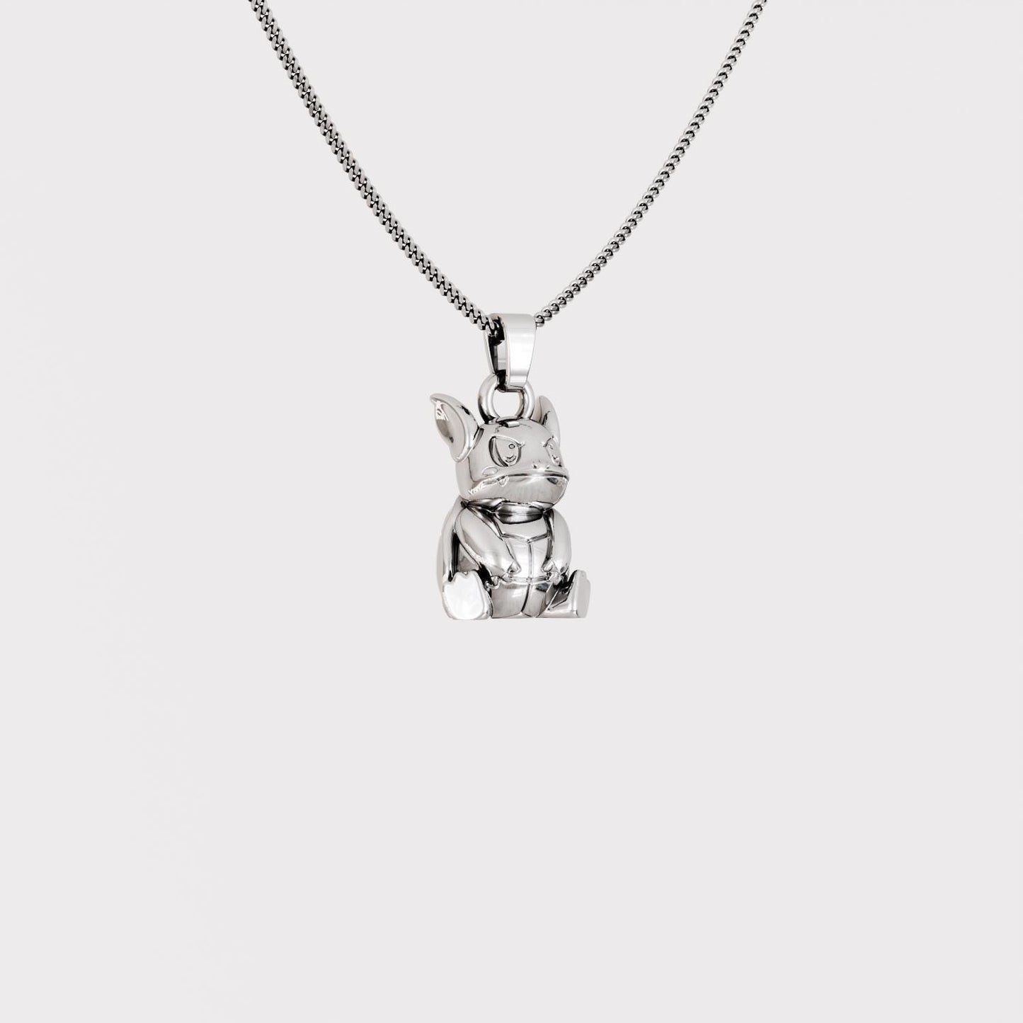 Wartortle Silver Pendant - Pokemon Jewelry