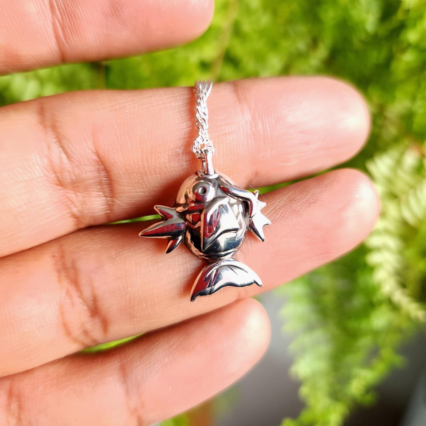 Magikarp Silver Pendant - Pokemon Jewelry