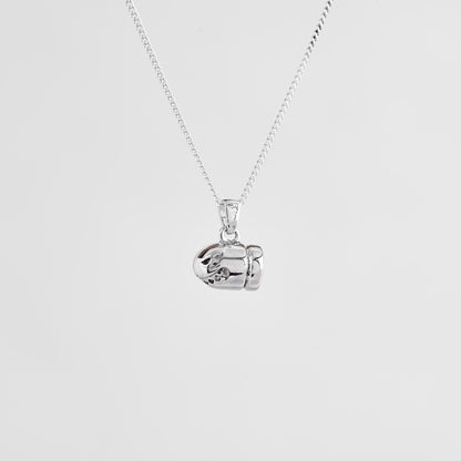 Bullet Bill Silver Pendant - Super Mario Jewelry