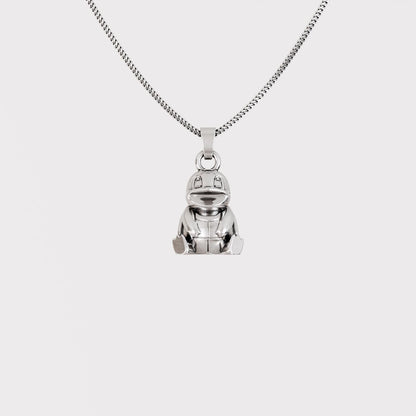 Squirtle Silver Pendant - Pokemon Jewelry