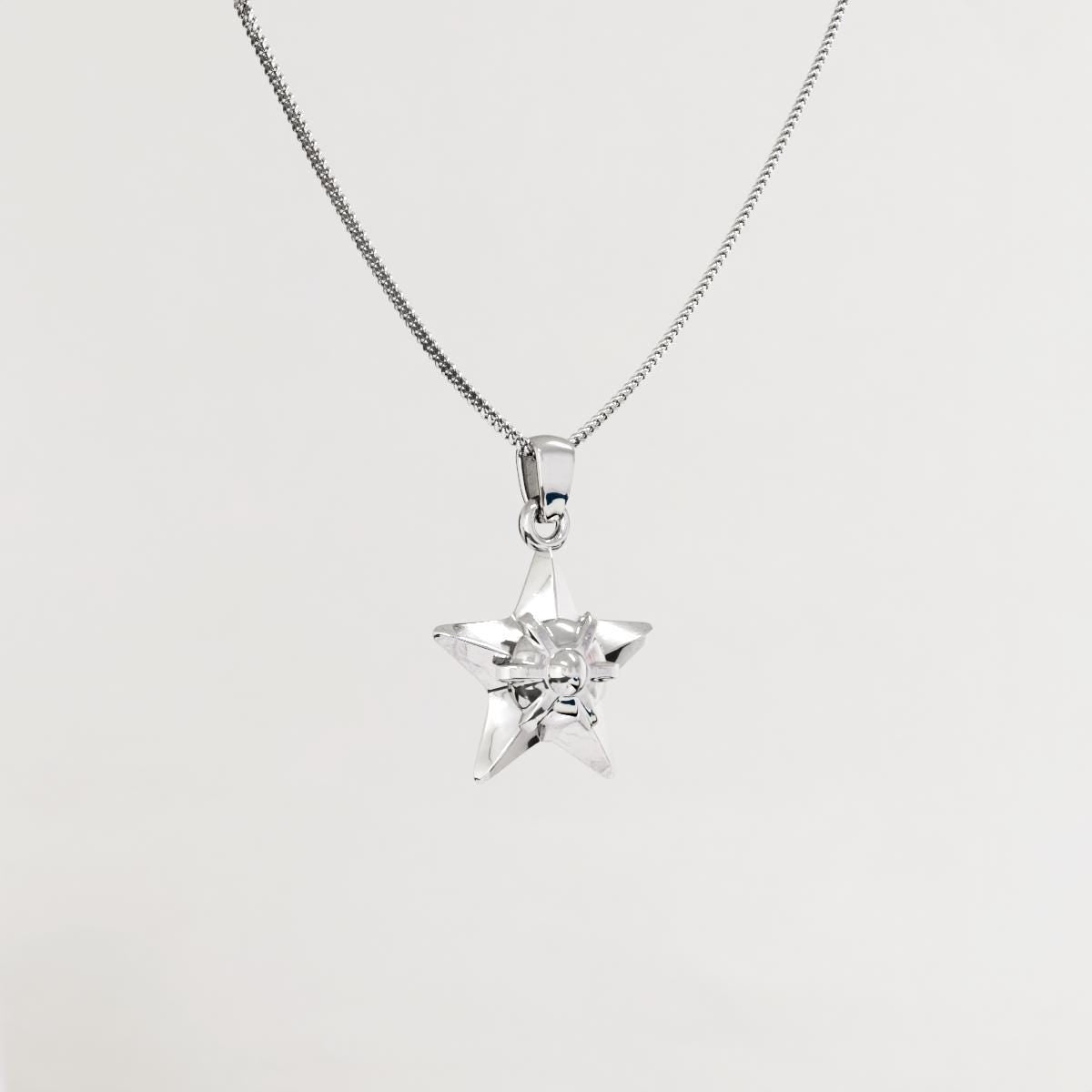 Staryu Silver Pendant - Pokemon Jewelry