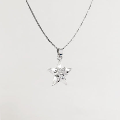 Staryu Silver Pendant - Pokemon Jewelry