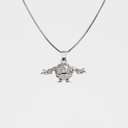 Graveler Silver Pendant - Pokemon Jewelry