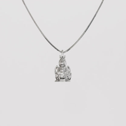 Dragonite Silver Pendant - Pokemon Jewelry