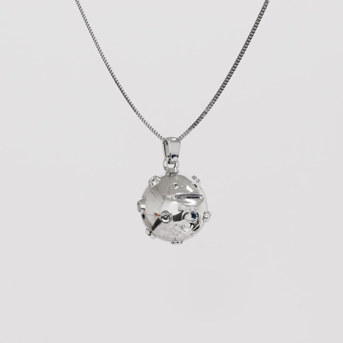 Koffing Silver Pendant - Pokemon Jewelry