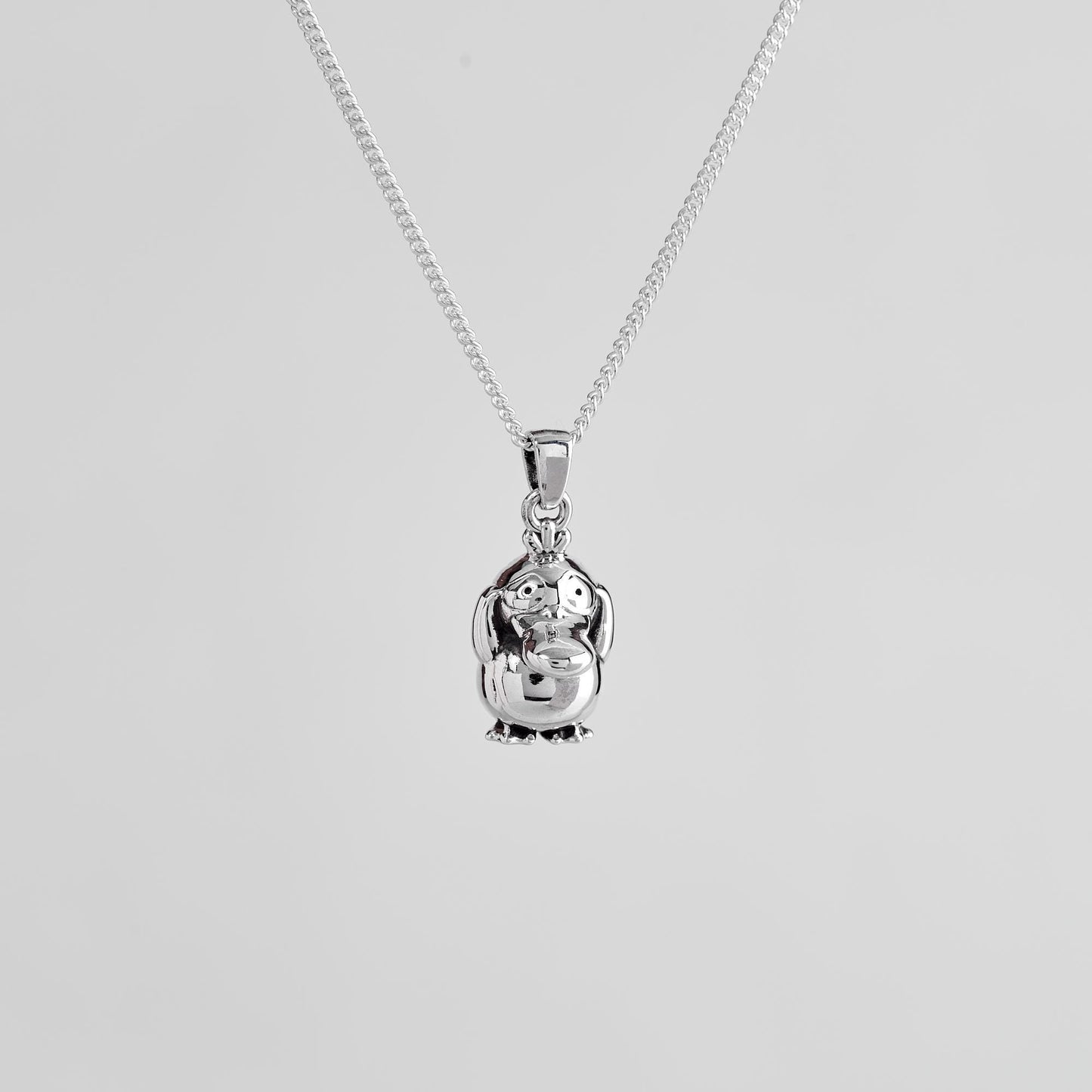 Psyduck Silver Pendant - Pokemon Jewelry