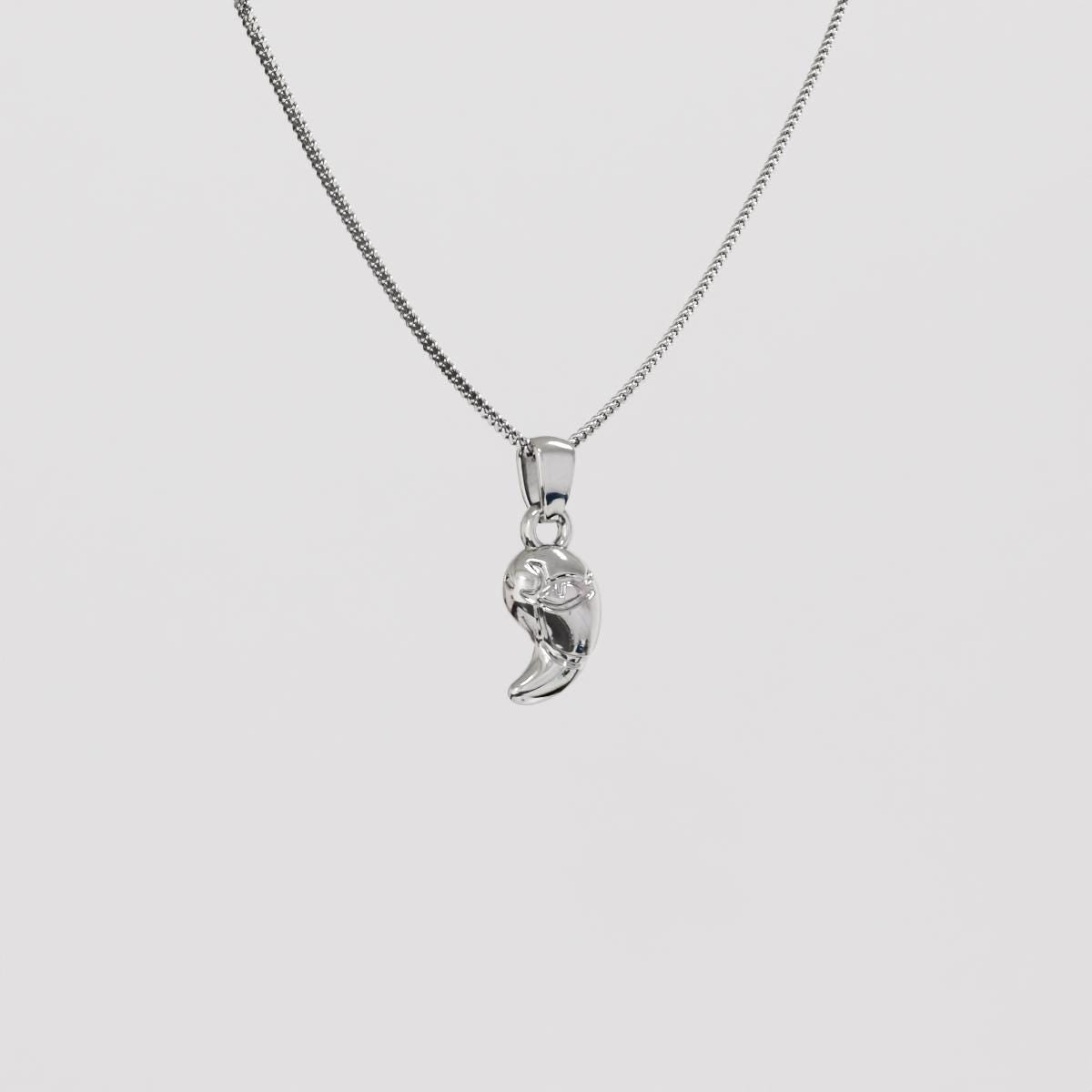 Zonai Sacred Stone of Light Silver Pendant - Zelda Jewelry