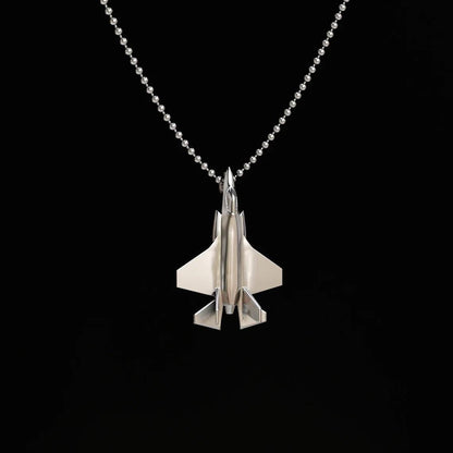 F-35 Silver Pendant - Aircraft Jewelry