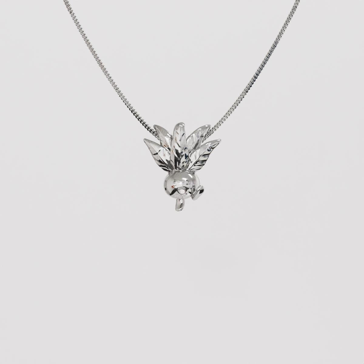 Oddish Silver Pendant - Pokemon Jewelry