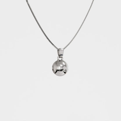 Pokeball Silver Pendant - Pokemon Jewelry