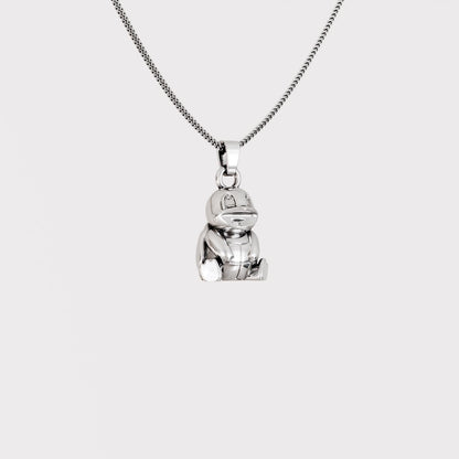 Squirtle Silver Pendant - Pokemon Jewelry