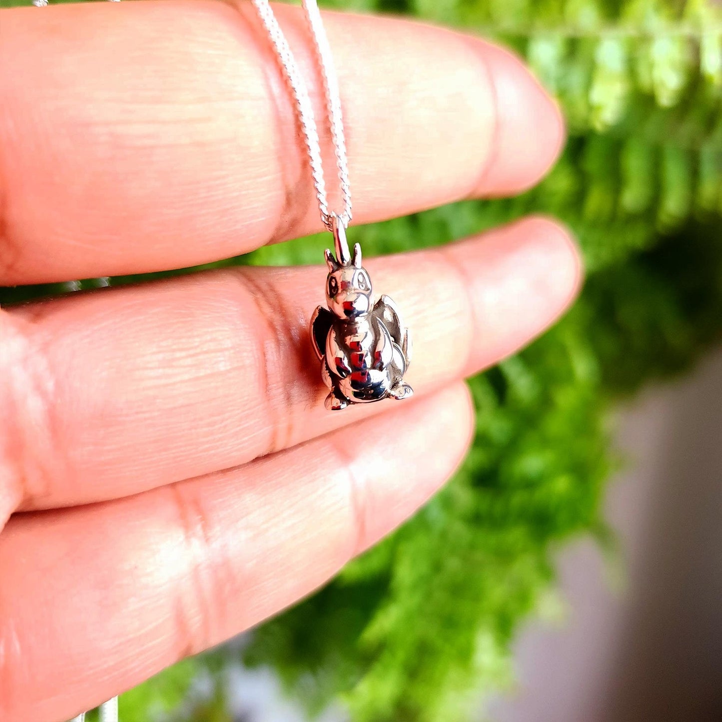 Dragonite Silver Pendant - Pokemon Jewelry