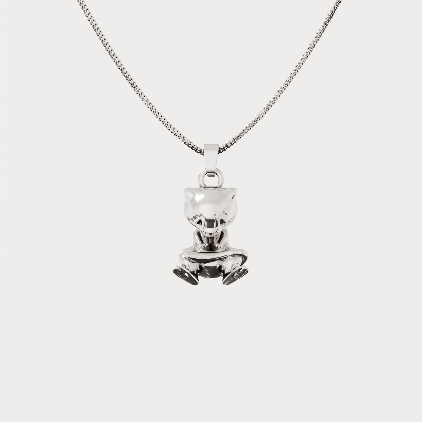 Mew Silver Pendant - Pokemon Jewelry