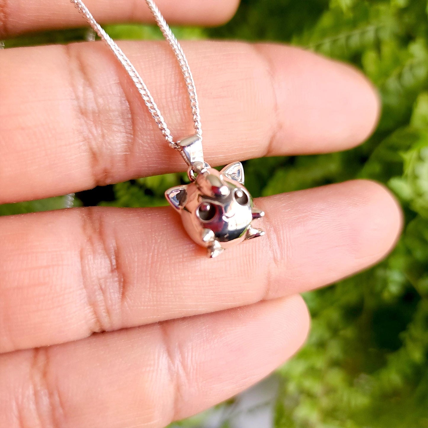 Jigglypuff Silver Pendant - Pokemon Jewelry
