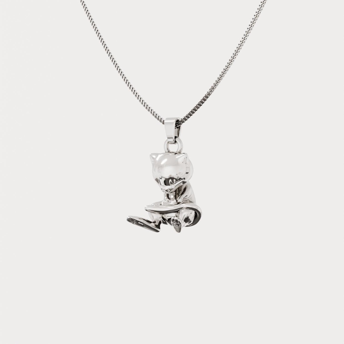 Mew Silver Pendant - Pokemon Jewelry