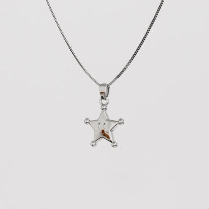 Grand Star Silver Pendant - Super Mario Bros Silver Jewelry