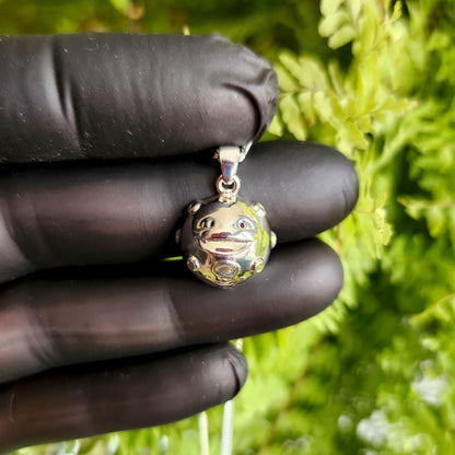 Koffing Silver Pendant - Pokemon Jewelry