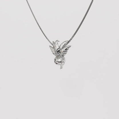Oddish Silver Pendant - Pokemon Jewelry