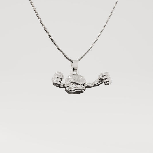 Geodude Silver Pendant | Pokemon Jewelry