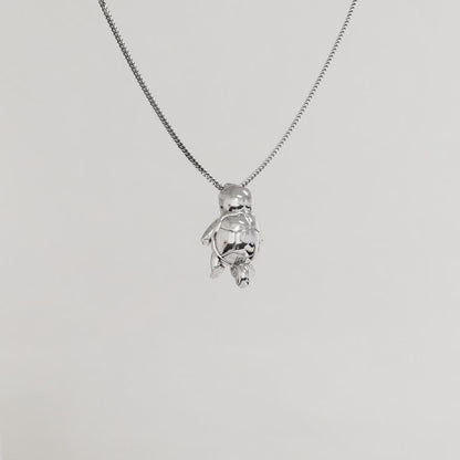 Squirtle Silver Pendant - Pokemon Jewelry
