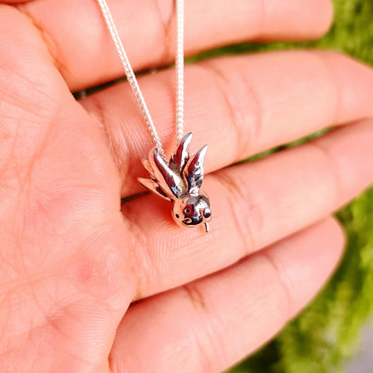Oddish Silver Pendant - Pokemon Jewelry