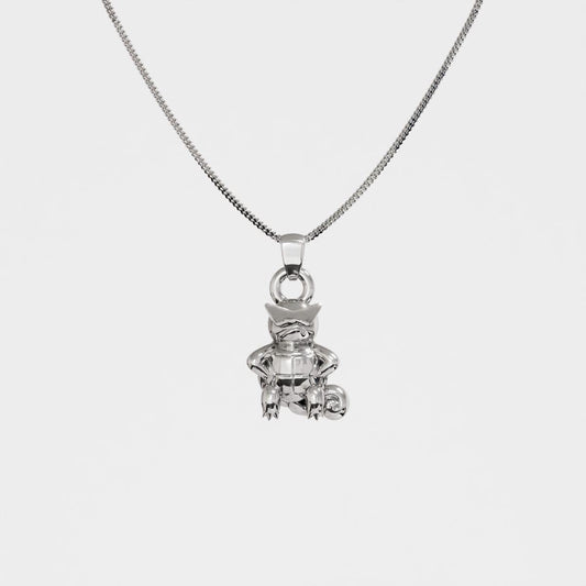 Squirtle Boss Silver Pendant | Pokemon Jewelry