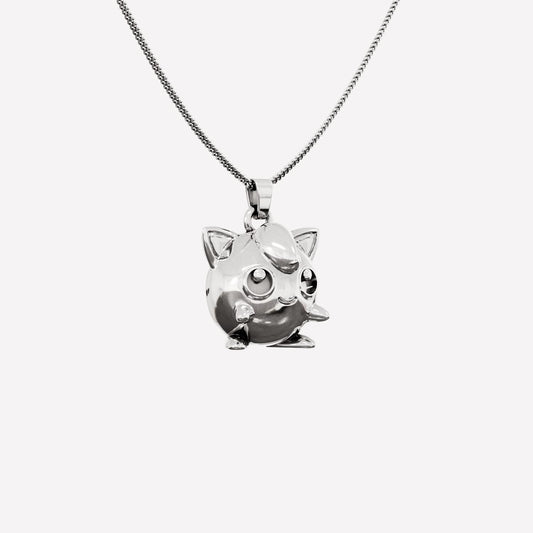 Jigglypuff Silver Pendant | Pokemon Jewelry