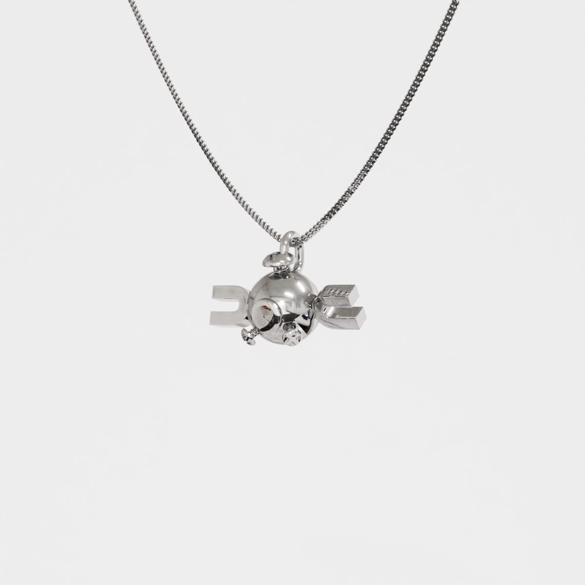 Magnemite Silver Pendant - Pokemon Jewelry