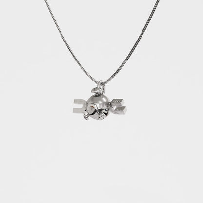 Magnemite Silver Pendant - Pokemon Jewelry