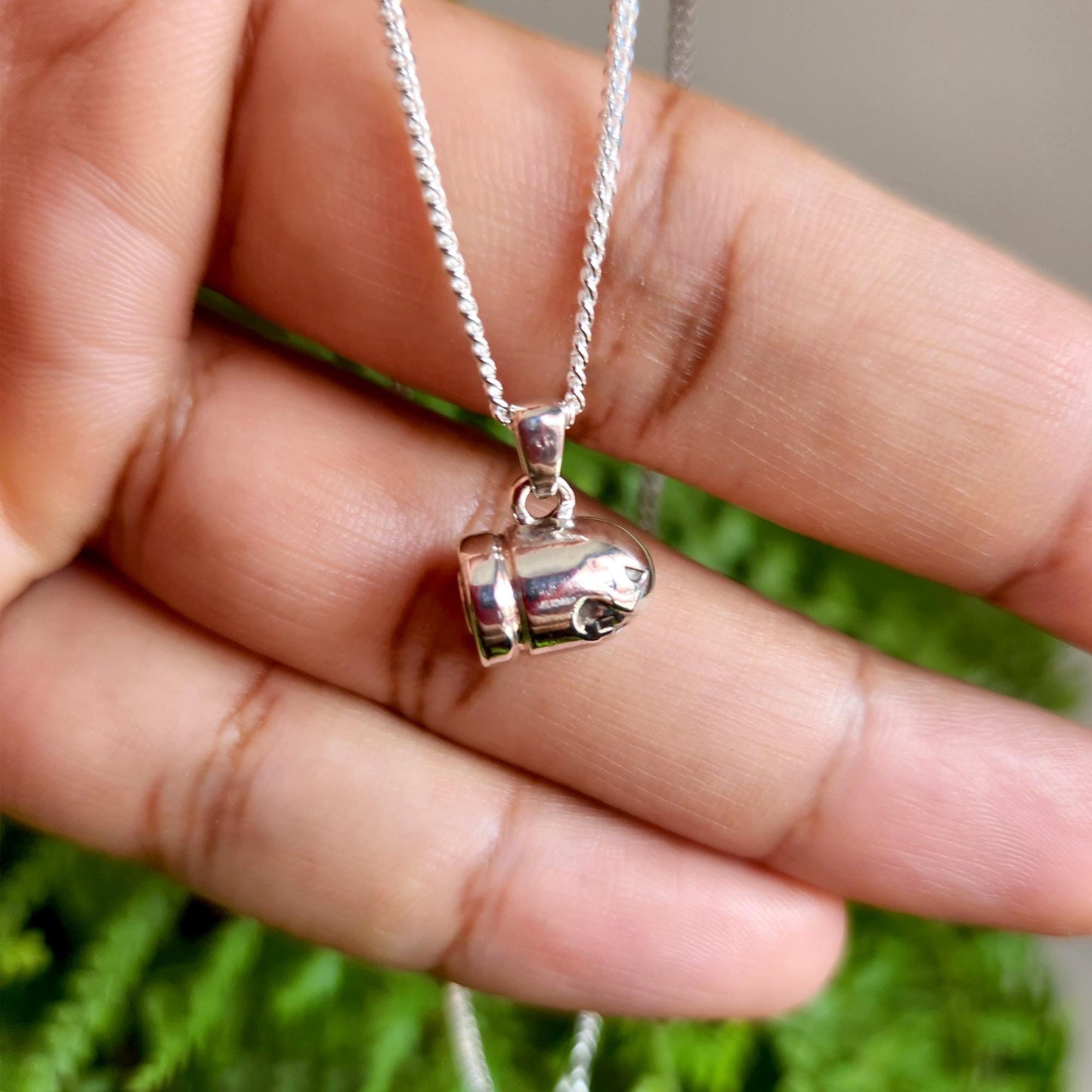 Bullet Bill Silver Pendant - Super Mario Jewelry