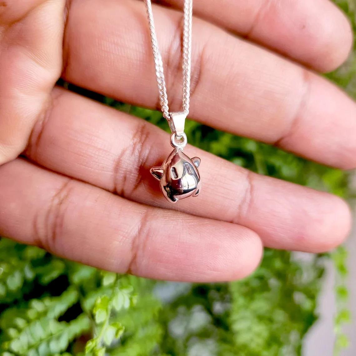 Lumalee Silver Pendant - Pokemon Jewelry
